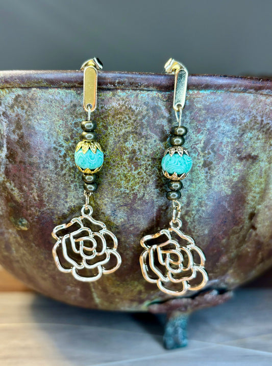 Rose Earrings