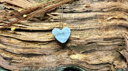 Quartz Heart Necklace